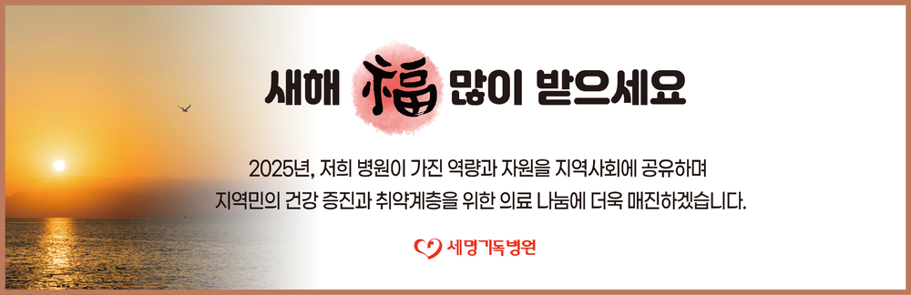 2025 새해 인사 LED